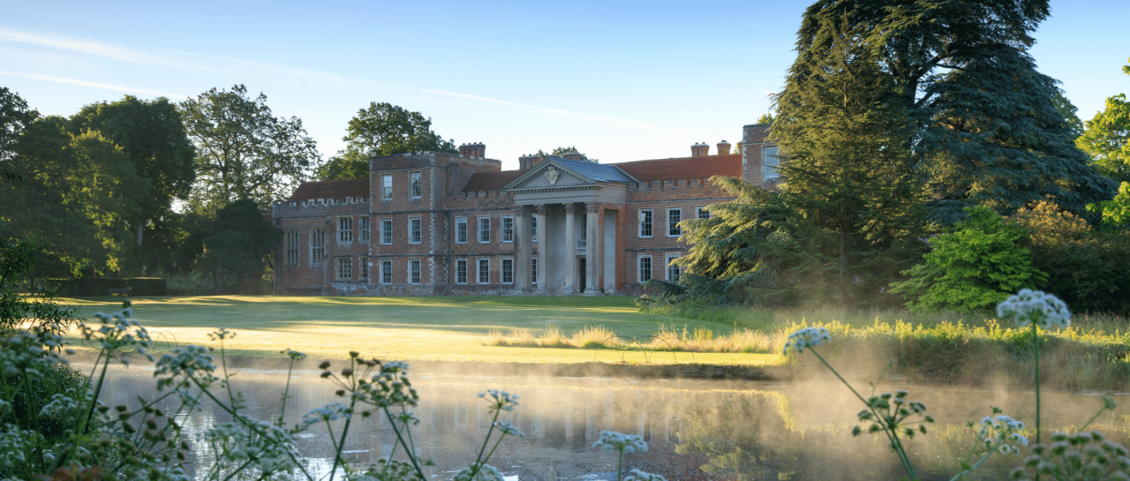 The exterior of The Vyne